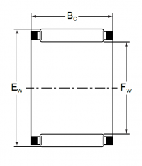 Подшипник Серия K и KT (подшипники без колец) Подшипник K 18x24x25 (KT) по выгодным ценам Хабаровск