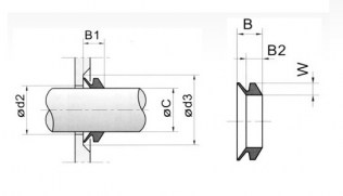 Подшипник Манжеты V – образные Манжета 190 VS (171x178x20.5) по выгодным ценам Хабаровск
